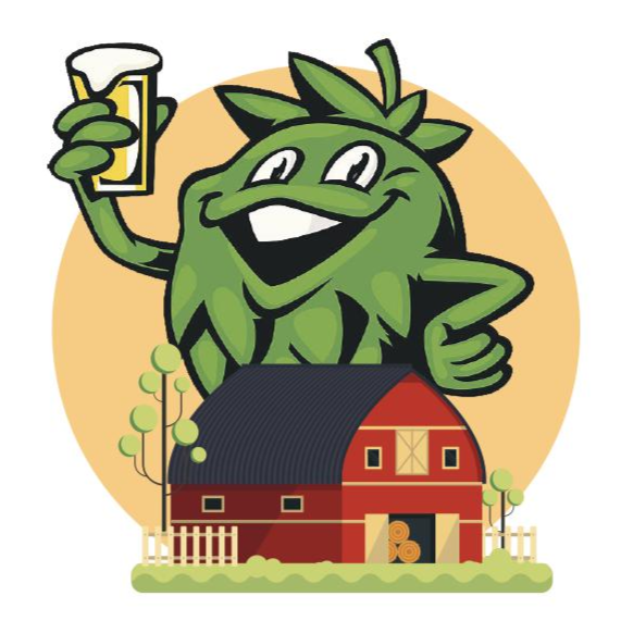 WHC Lab Farmhouse Vibes 500g dehydrated Saison brewing yeast, a diastatic strain for farmhouse-style beers. Packaging features a cheerful hop character holding a beer, with a barn background, and includes dosage, propagation, and storage details.