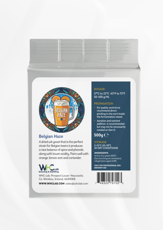 Belgian Haze: Dry Yeast